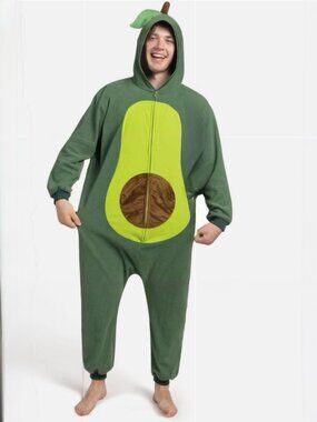 SPOOKTACULAR CREATIONS AVOCADO JUMPSUIT MEDIUM HOLLOWEEN COSTUME